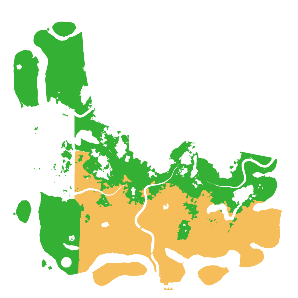 Biome Rust Map: Procedural Map, Size: 5000, Seed: 1955824878