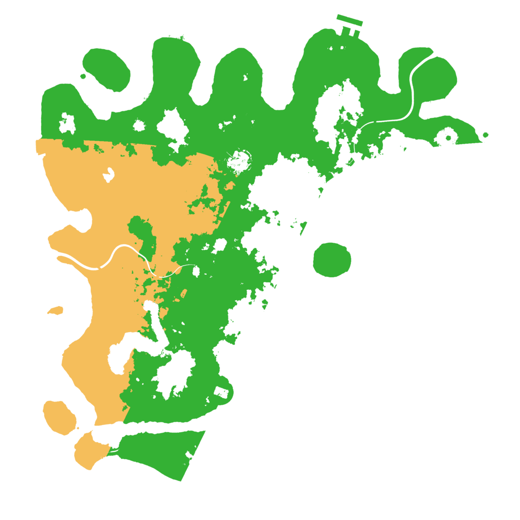 Biome Rust Map: Procedural Map, Size: 4000, Seed: 14207195