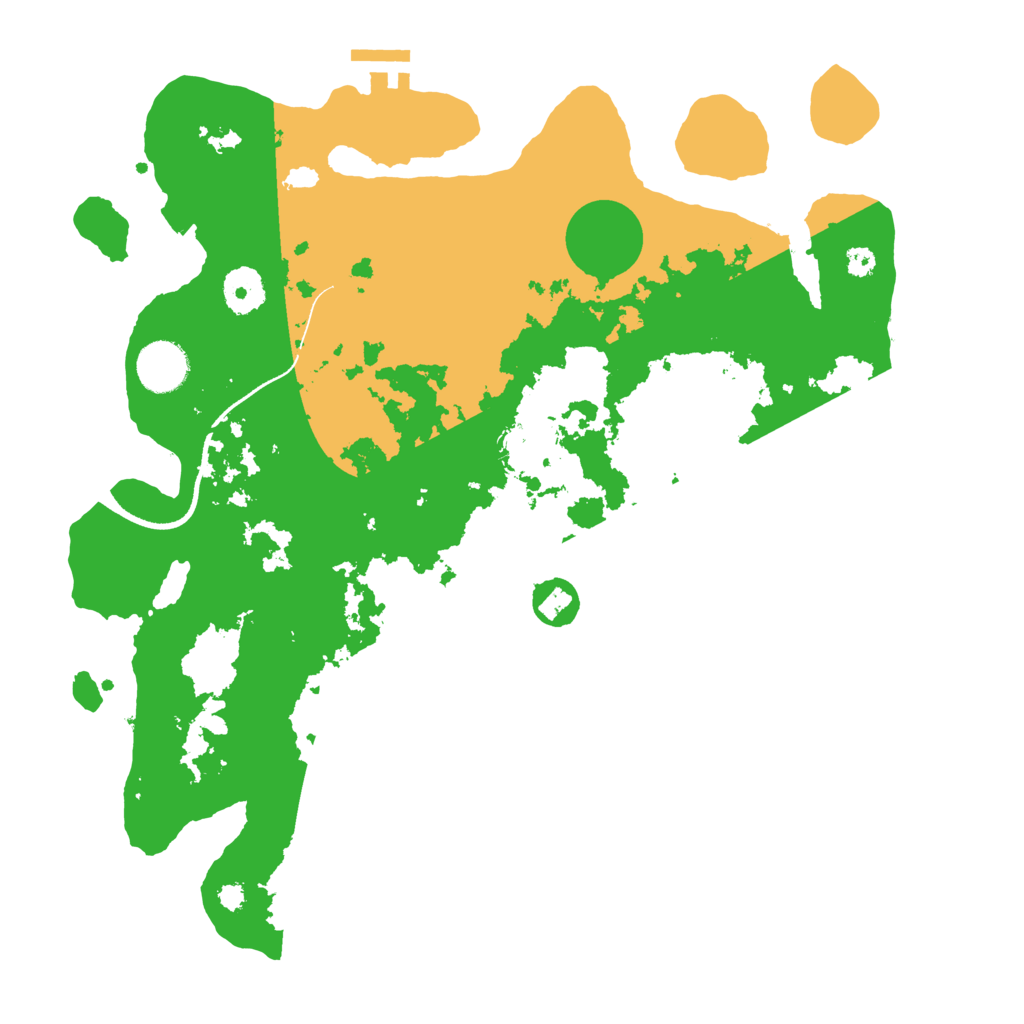 Biome Rust Map: Procedural Map, Size: 3500, Seed: 929818099