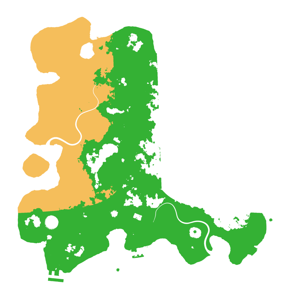 Biome Rust Map: Procedural Map, Size: 3800, Seed: 1296009739