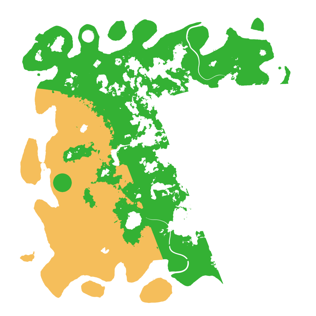 Biome Rust Map: Procedural Map, Size: 4500, Seed: 1449635533