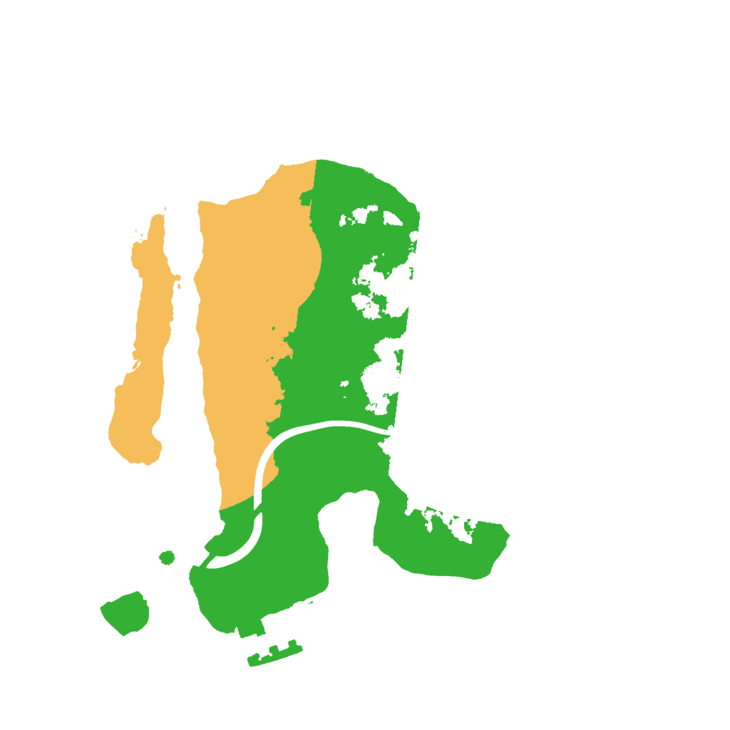 Biome Rust Map: Procedural Map, Size: 2000, Seed: 1657972805