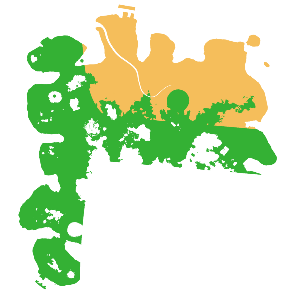 Biome Rust Map: Procedural Map, Size: 3600, Seed: 121903