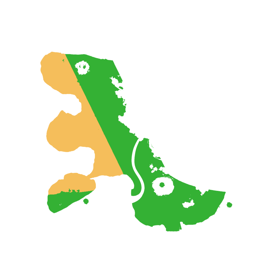 Biome Rust Map: Procedural Map, Size: 2000, Seed: 1375461231