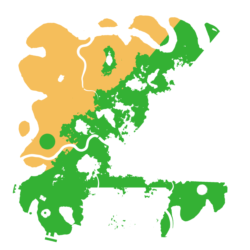 Biome Rust Map: Procedural Map, Size: 4200, Seed: 20250314