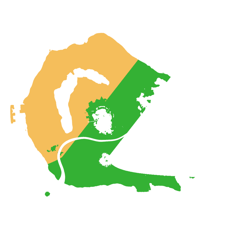 Biome Rust Map: Procedural Map, Size: 2000, Seed: 1582195026