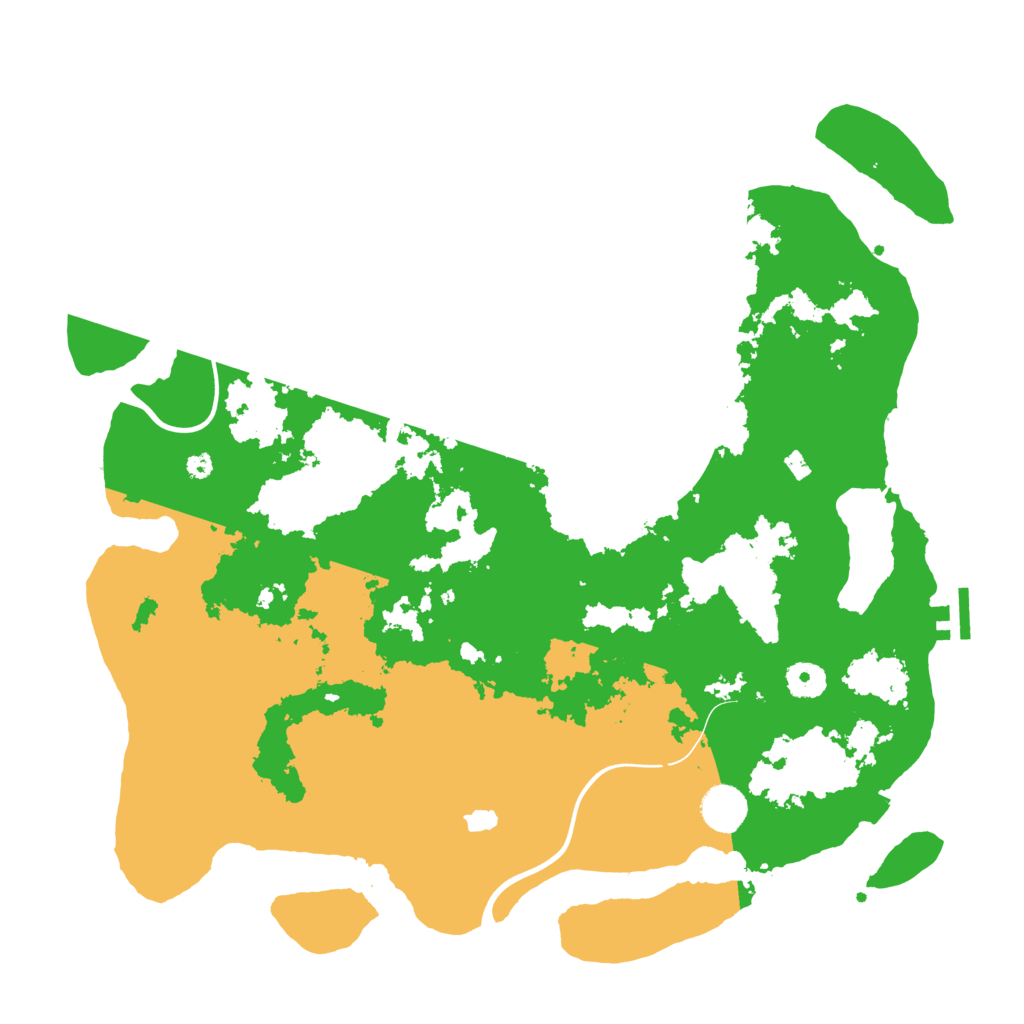 Biome Rust Map: Procedural Map, Size: 4000, Seed: 752389278