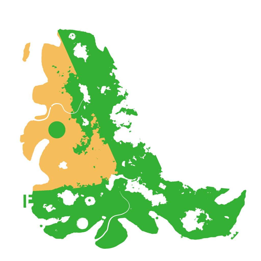 Biome Rust Map: Procedural Map, Size: 4050, Seed: 1551999039