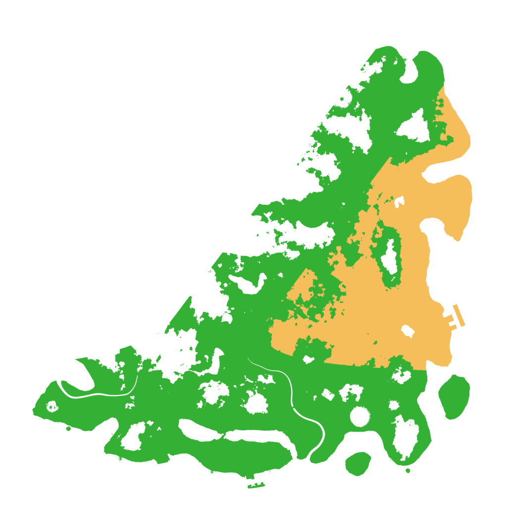 Biome Rust Map: Procedural Map, Size: 4500, Seed: 894649