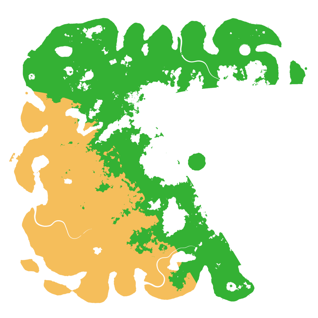 Biome Rust Map: Procedural Map, Size: 5000, Seed: 45975