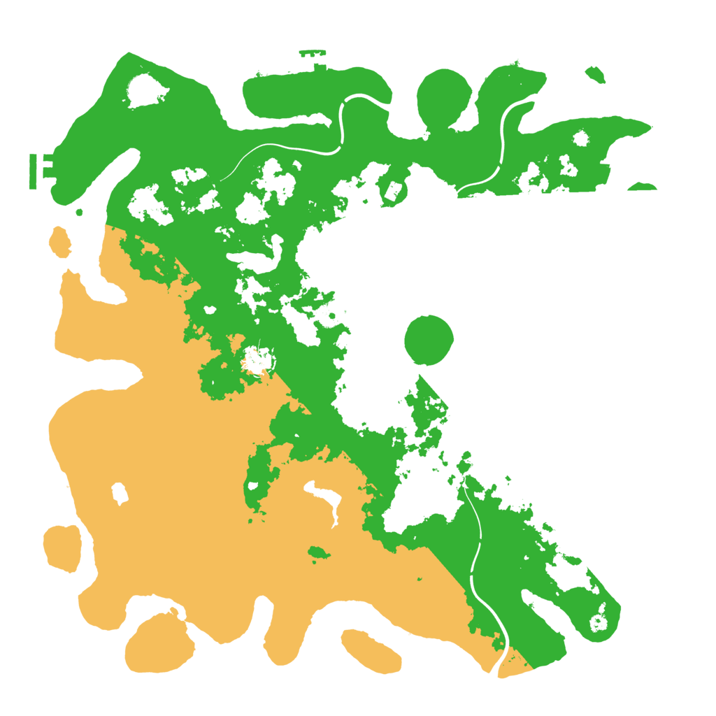 Biome Rust Map: Procedural Map, Size: 4096, Seed: 1486829837