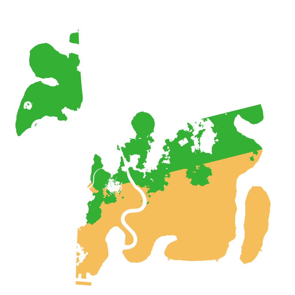 Biome Rust Map: Procedural Map, Size: 3541, Seed: 1