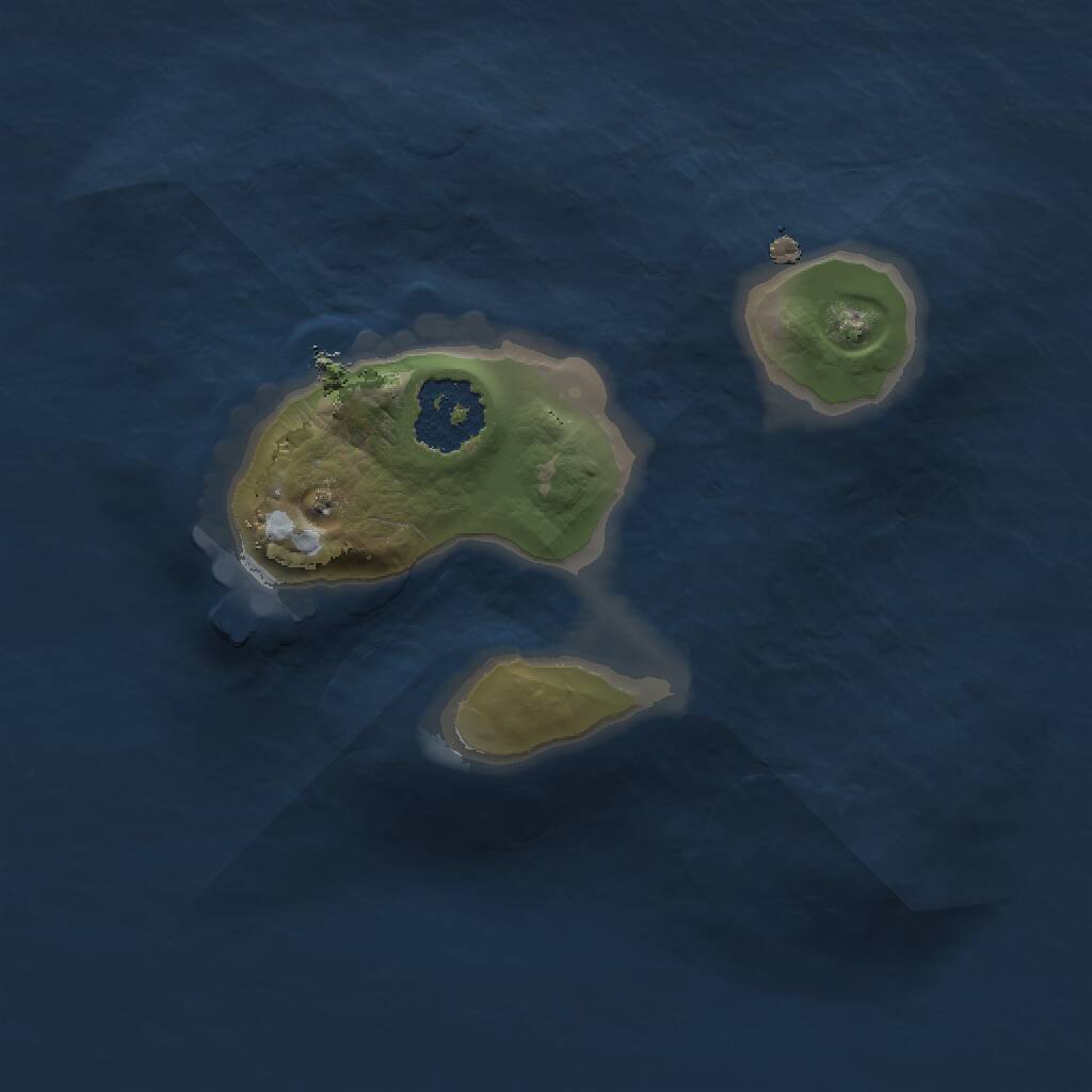 Rust Map: Procedural Map, Size: 1500, Seed: 344539286, 1 Monuments