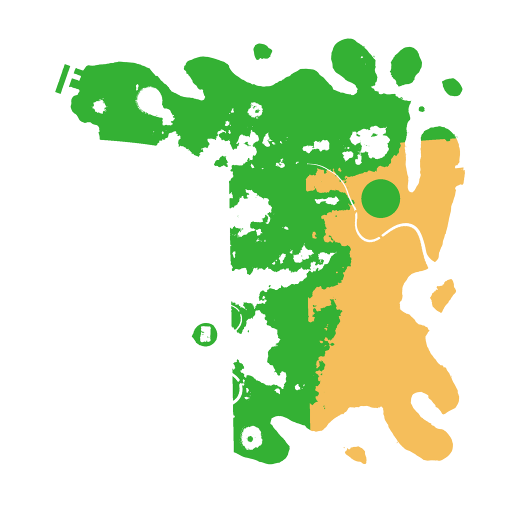 Biome Rust Map: Procedural Map, Size: 3500, Seed: 756449