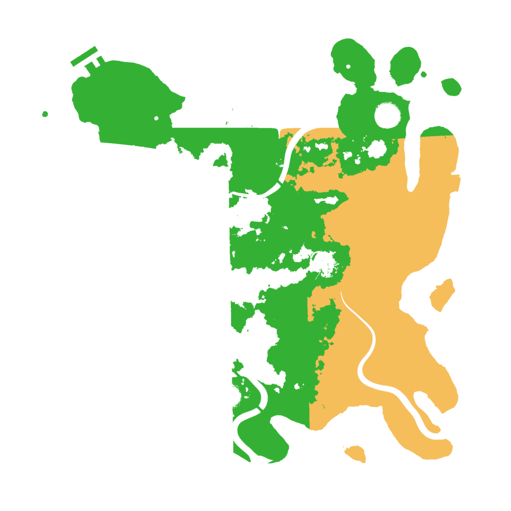 Biome Rust Map: Procedural Map, Size: 3500, Seed: 756449