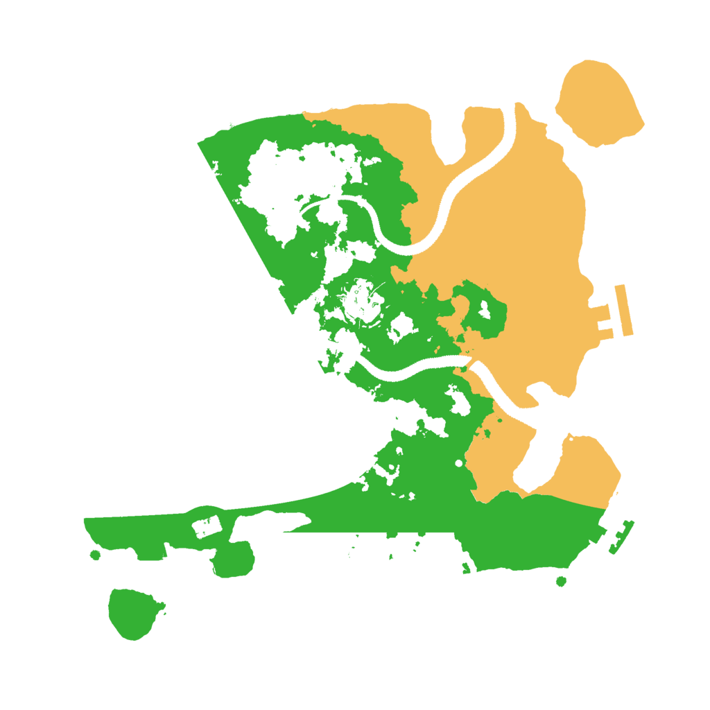 Biome Rust Map: Procedural Map, Size: 2800, Seed: 434573368