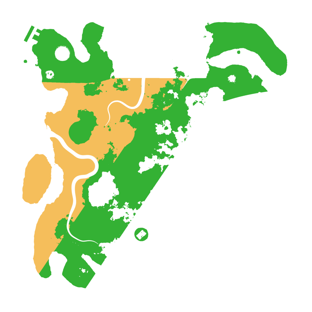 Biome Rust Map: Procedural Map, Size: 3700, Seed: 1746302891
