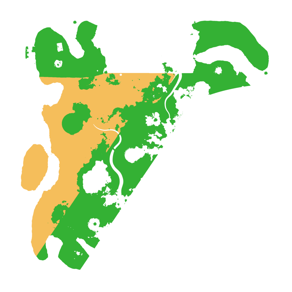 Biome Rust Map: Procedural Map, Size: 3700, Seed: 1746302891