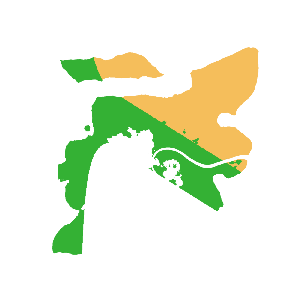 Biome Rust Map: Procedural Map, Size: 2000, Seed: 1848639101