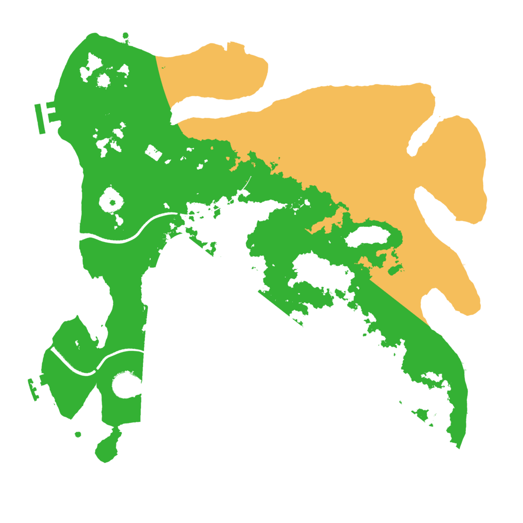 Biome Rust Map: Procedural Map, Size: 3500, Seed: 619345339