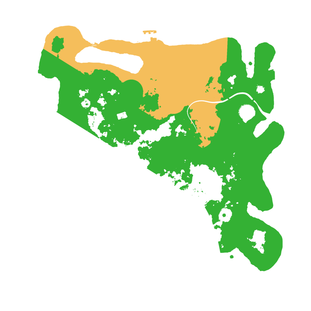 Biome Rust Map: Procedural Map, Size: 3500, Seed: 1687193950