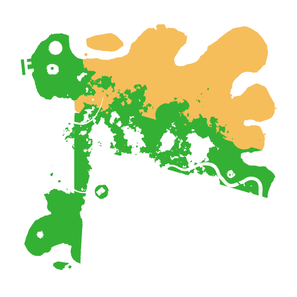 Biome Rust Map: Procedural Map, Size: 3850, Seed: 25431582