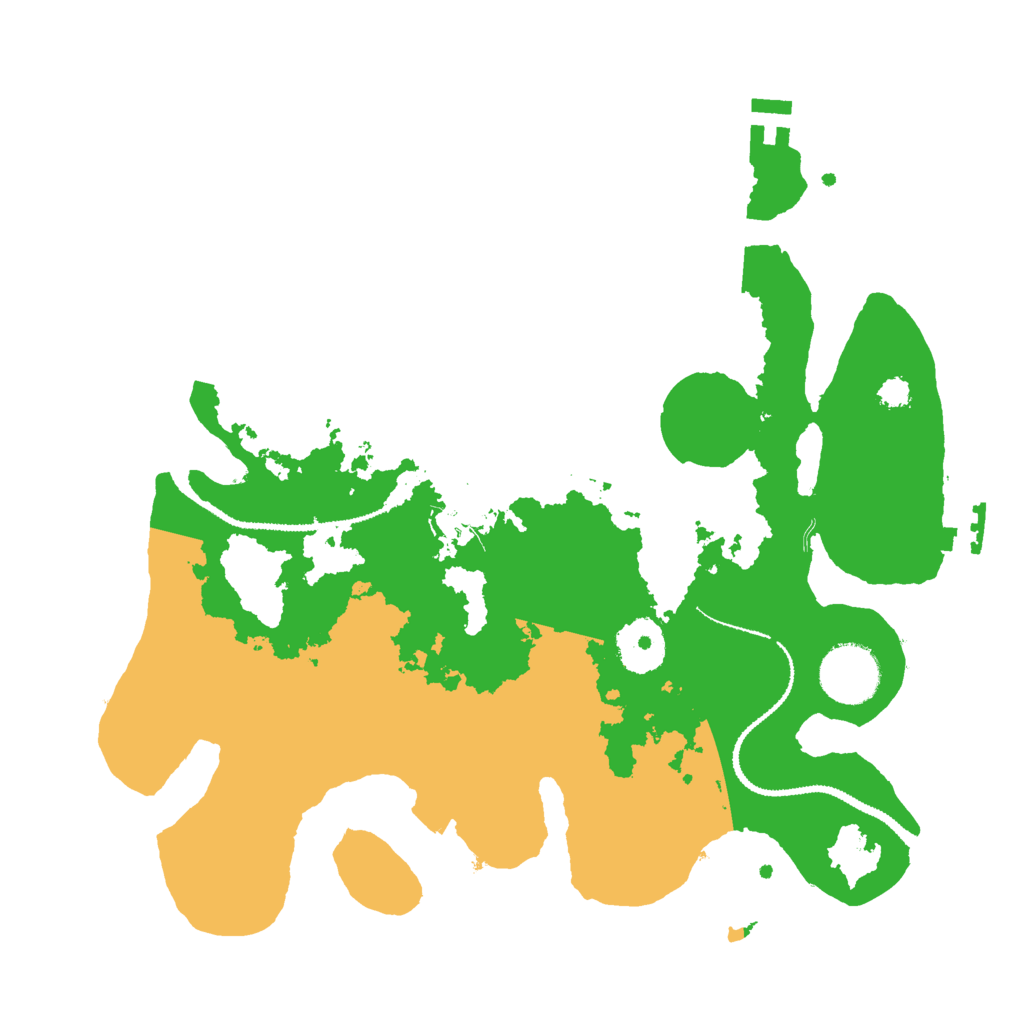 Biome Rust Map: Procedural Map, Size: 3000, Seed: 1458774803