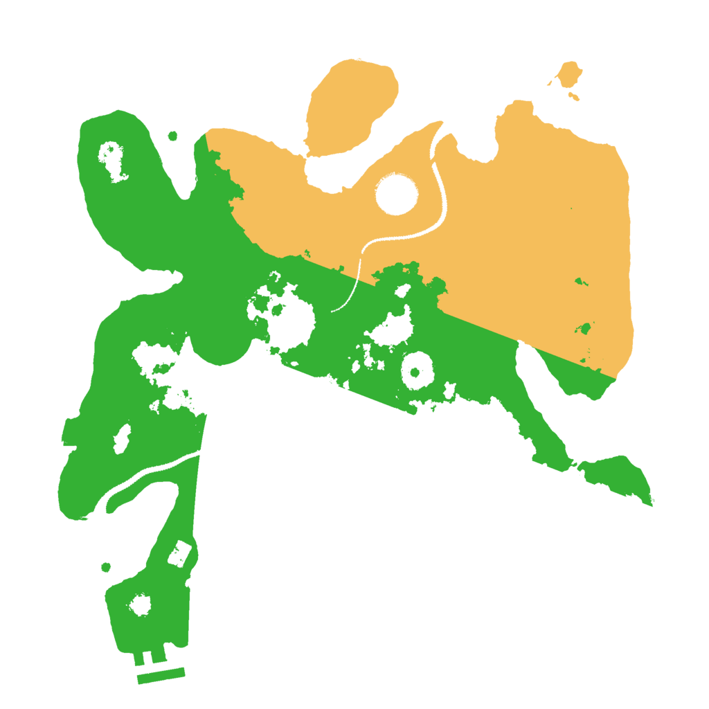 Biome Rust Map: Procedural Map, Size: 3000, Seed: 8417692