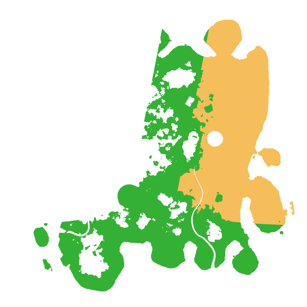 Biome Rust Map: Procedural Map, Size: 3500, Seed: 585830740