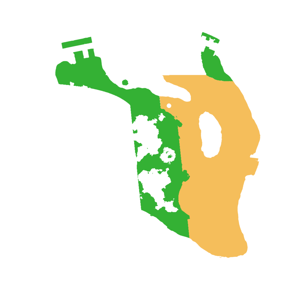 Biome Rust Map: Procedural Map, Size: 2000, Seed: 669818239