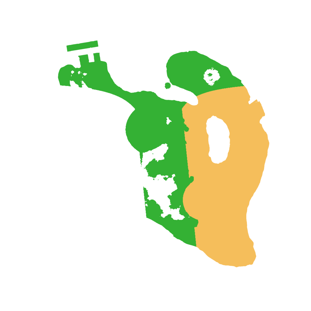 Biome Rust Map: Procedural Map, Size: 2000, Seed: 669818239