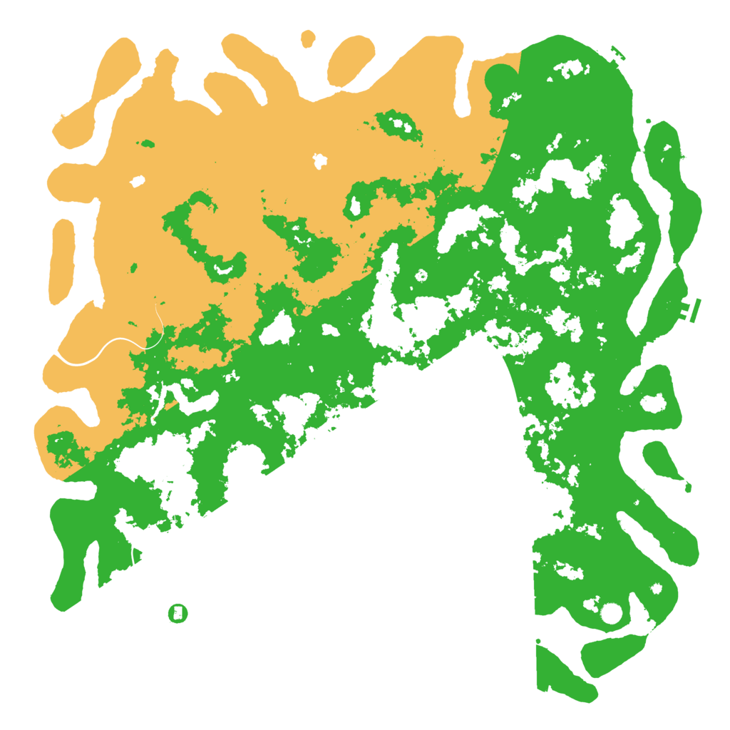 Biome Rust Map: Procedural Map, Size: 6000, Seed: 1932214210
