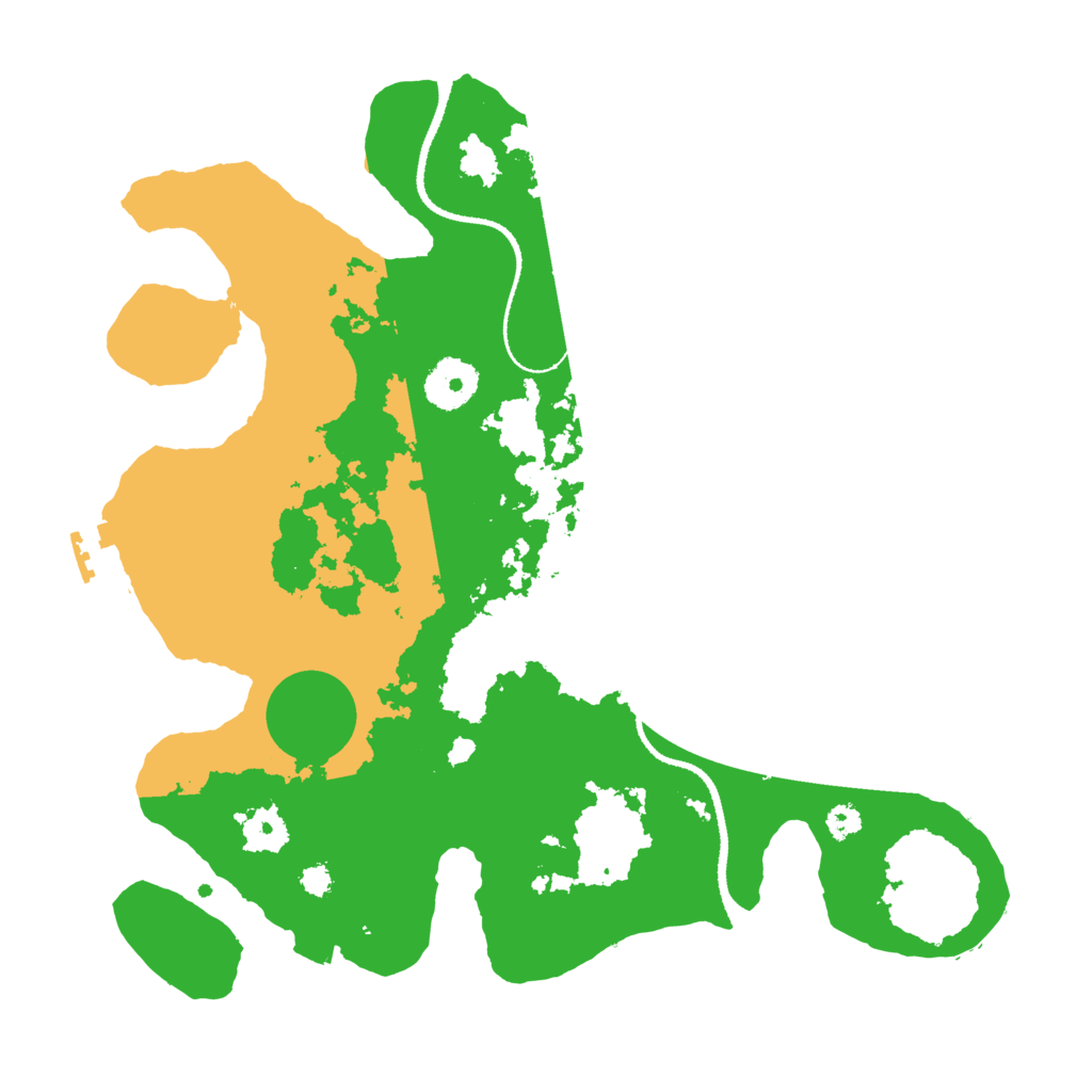 Biome Rust Map: Procedural Map, Size: 3200, Seed: 329446876