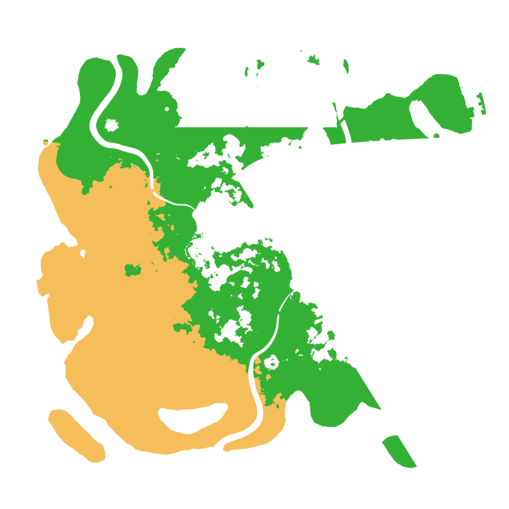 Biome Rust Map: Procedural Map, Size: 3500, Seed: 1325491227