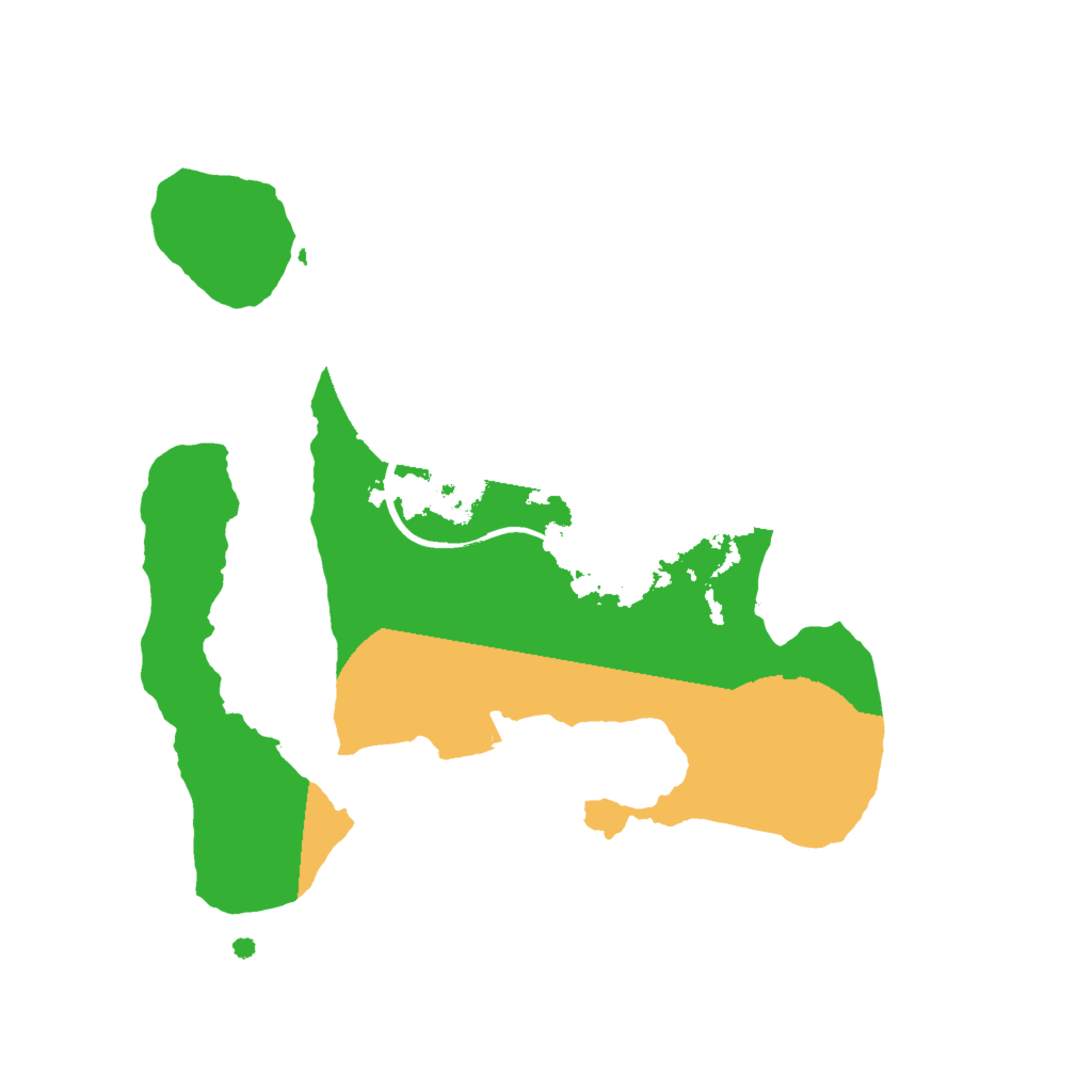 Biome Rust Map: Procedural Map, Size: 2000, Seed: 3994544