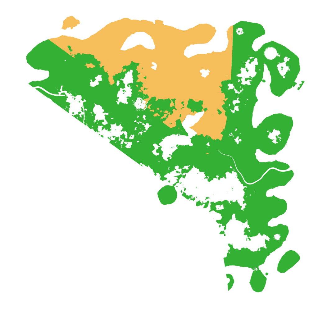 Biome Rust Map: Procedural Map, Size: 4500, Seed: 502082479