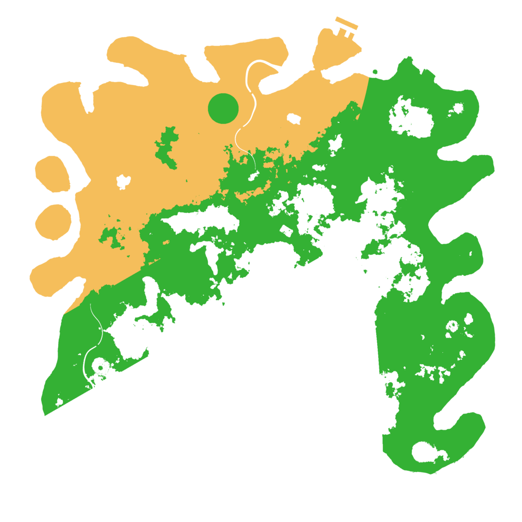 Biome Rust Map: Procedural Map, Size: 4500, Seed: 1476094073
