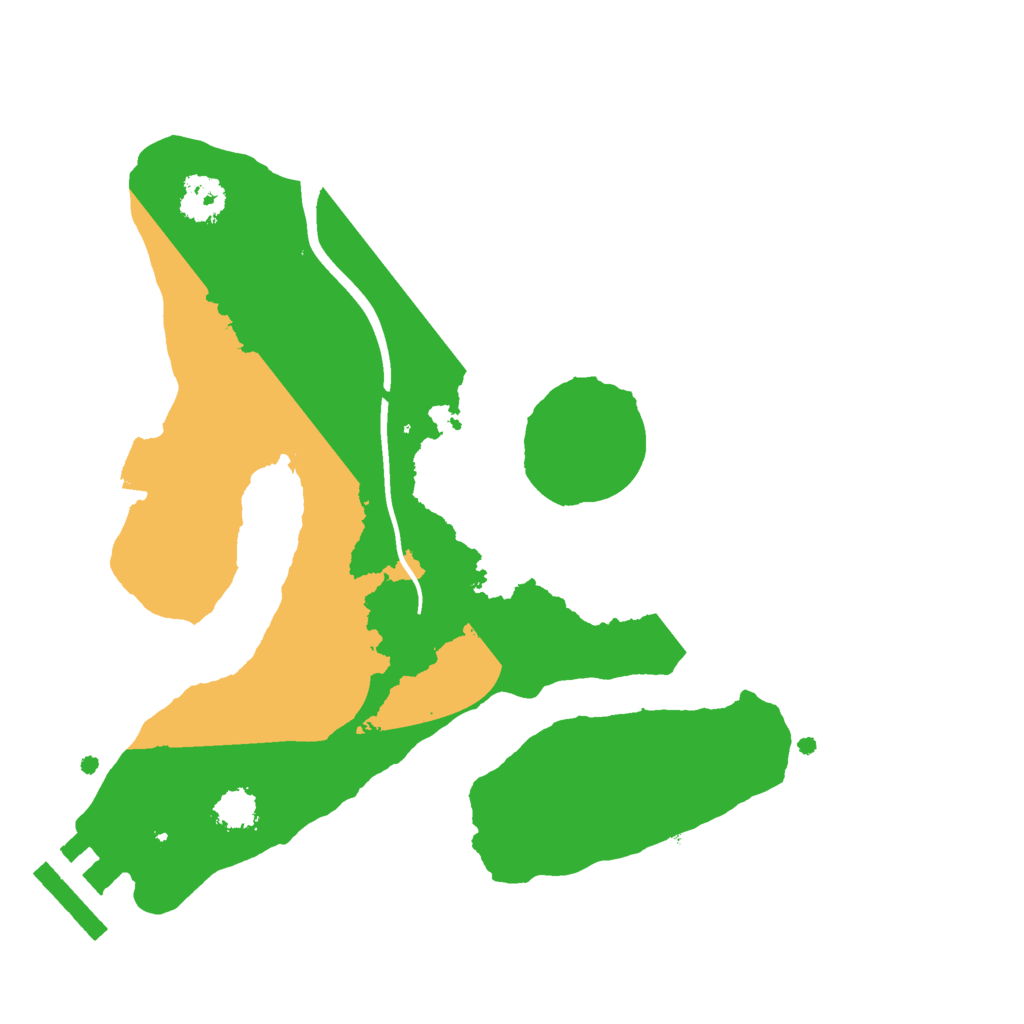 Biome Rust Map: Procedural Map, Size: 2250, Seed: 158935142