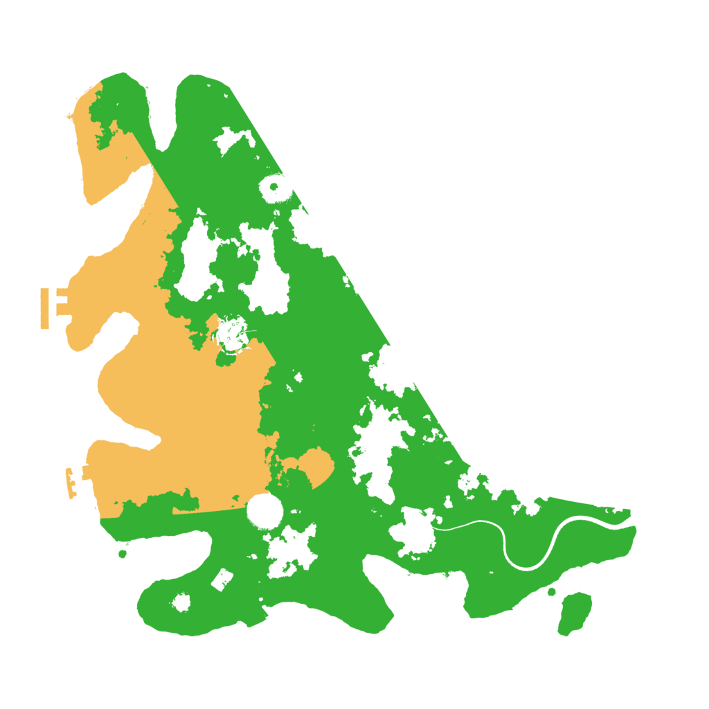Biome Rust Map: Procedural Map, Size: 3500, Seed: 1676411871
