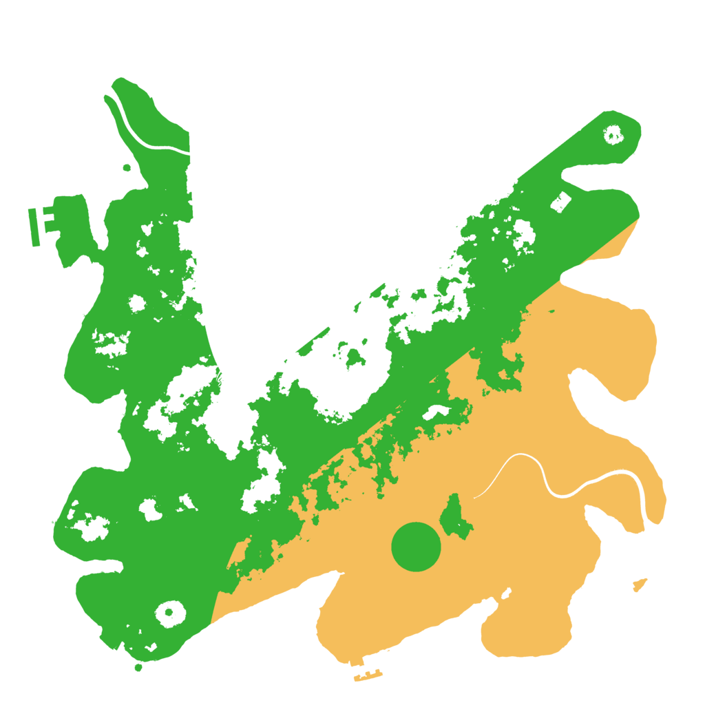 Biome Rust Map: Procedural Map, Size: 3750, Seed: 494218928