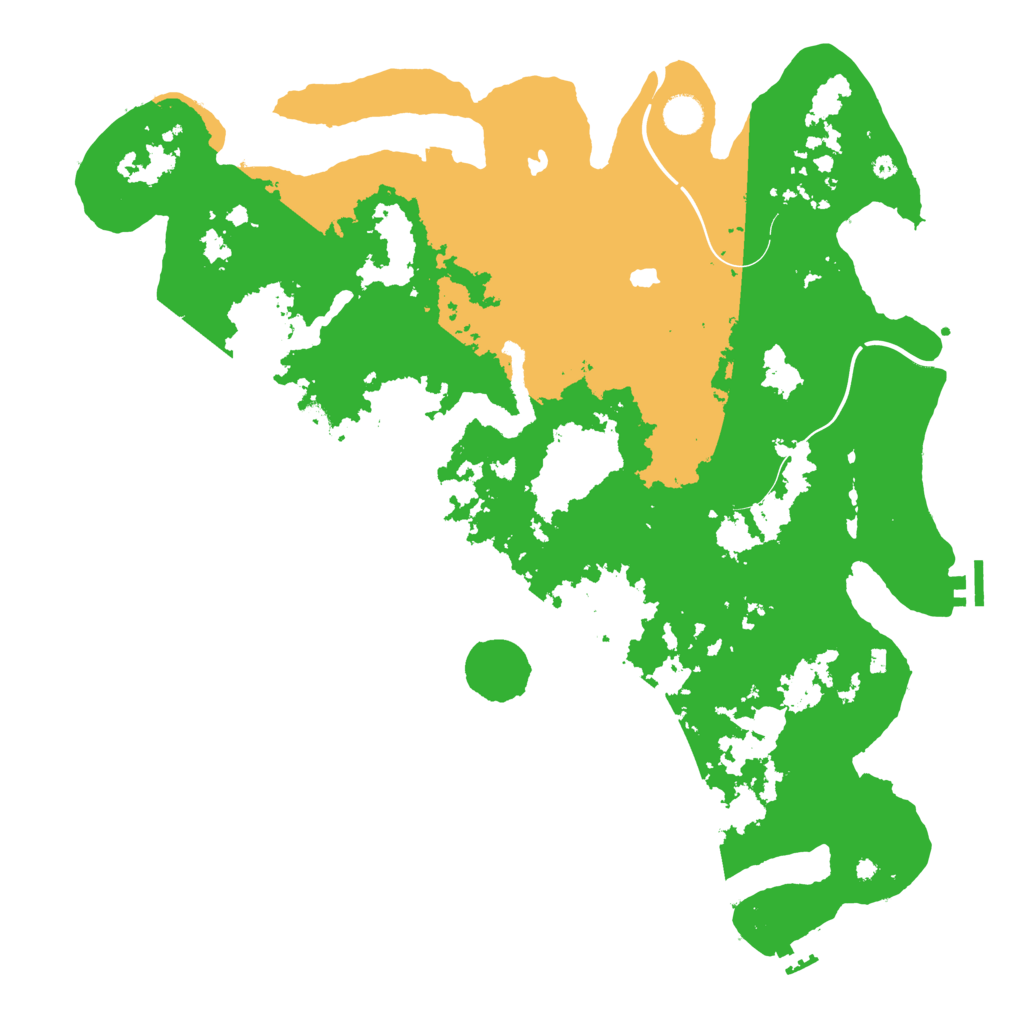 Biome Rust Map: Procedural Map, Size: 4500, Seed: 651352565