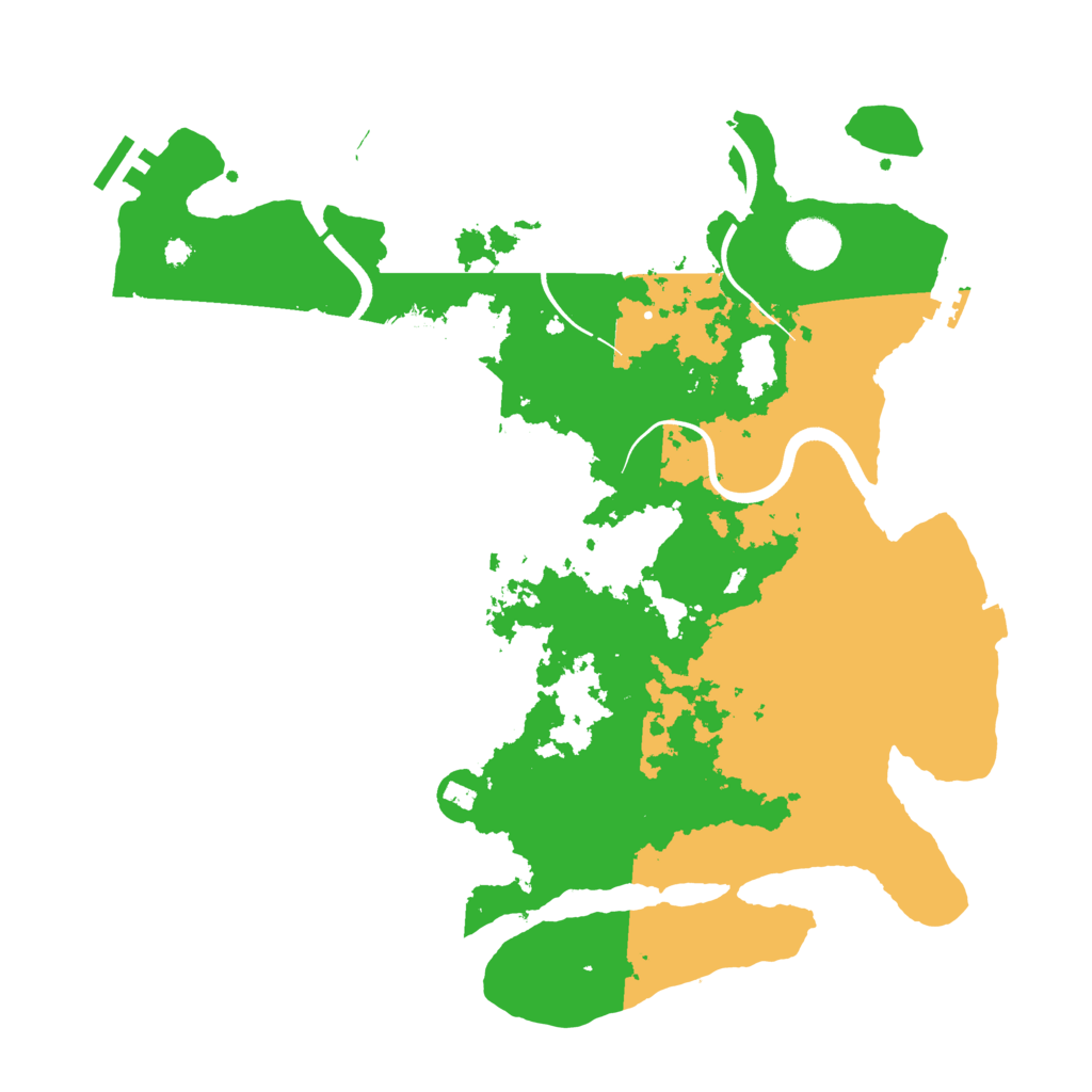 Biome Rust Map: Procedural Map, Size: 3750, Seed: 616576407