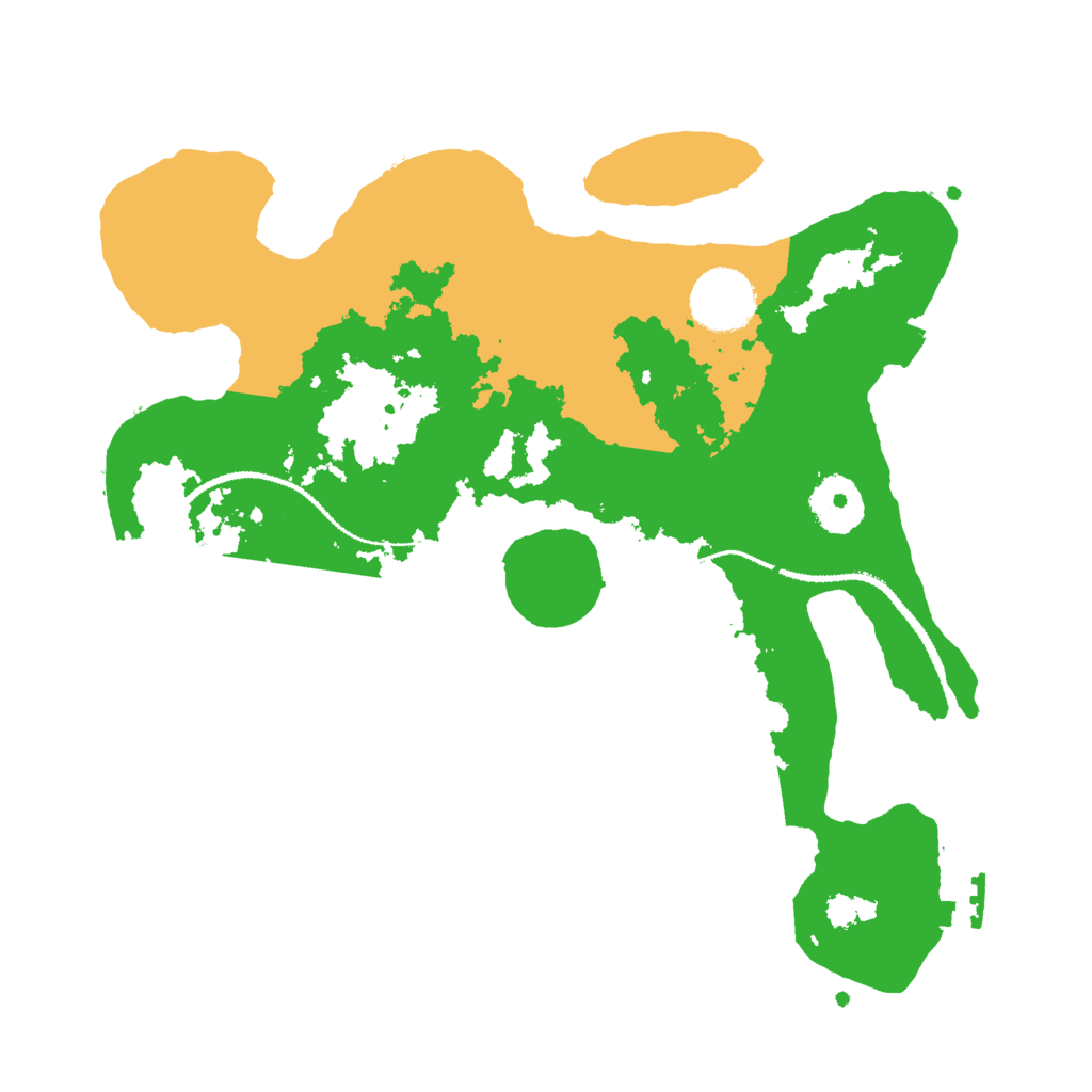 Biome Rust Map: Procedural Map, Size: 3000, Seed: 124576453