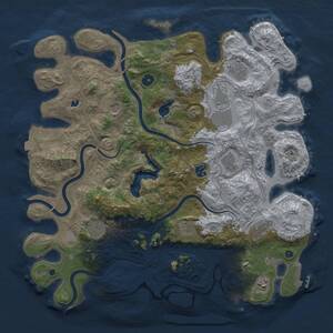Thumbnail Rust Map: Procedural Map, Size: 4250, Seed: 1769650027, 16 Monuments