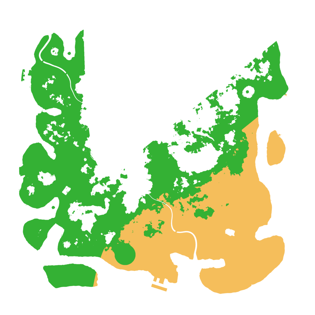 Biome Rust Map: Procedural Map, Size: 4000, Seed: 1838695847