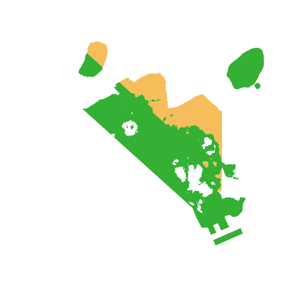 Biome Rust Map: Procedural Map, Size: 2000, Seed: 433672353