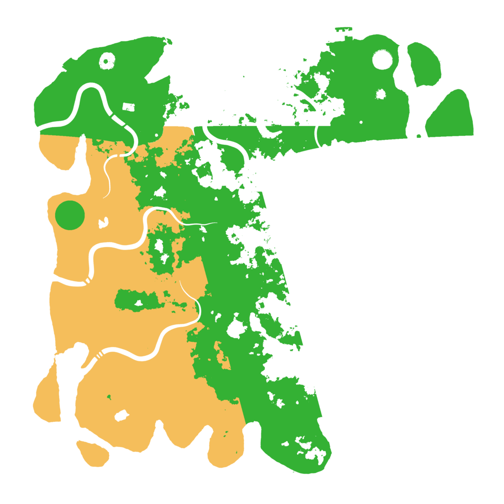 Biome Rust Map: Procedural Map, Size: 4500, Seed: 1620982473
