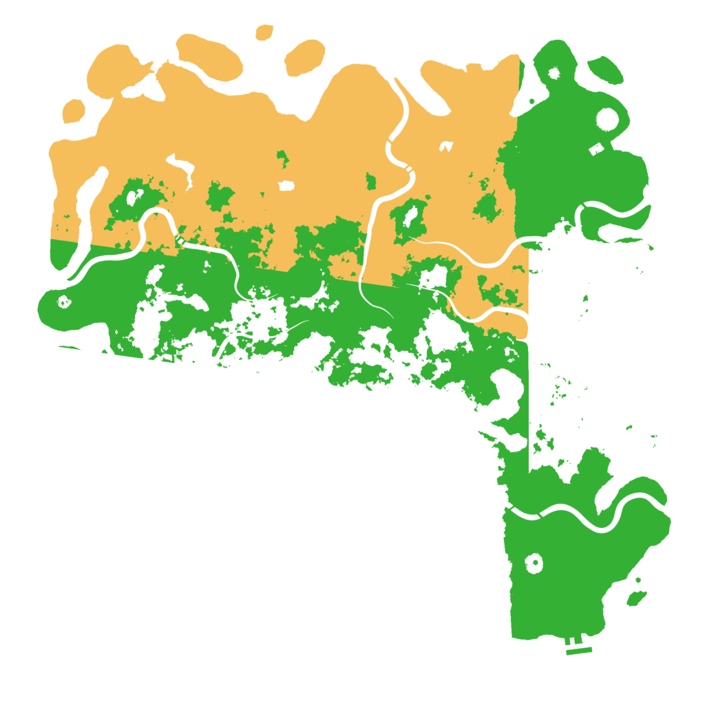 Biome Rust Map: Procedural Map, Size: 5500, Seed: 1272