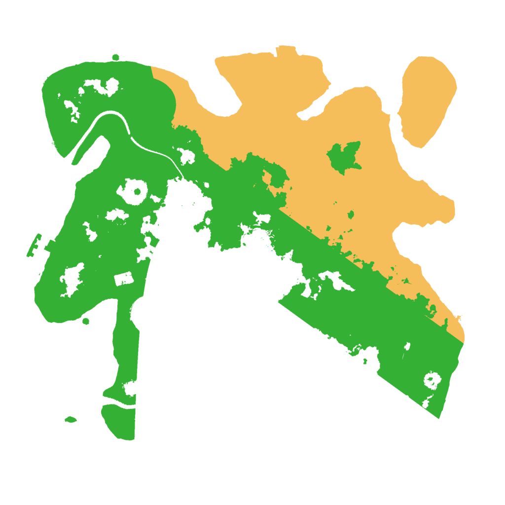 Biome Rust Map: Procedural Map, Size: 3000, Seed: 94025