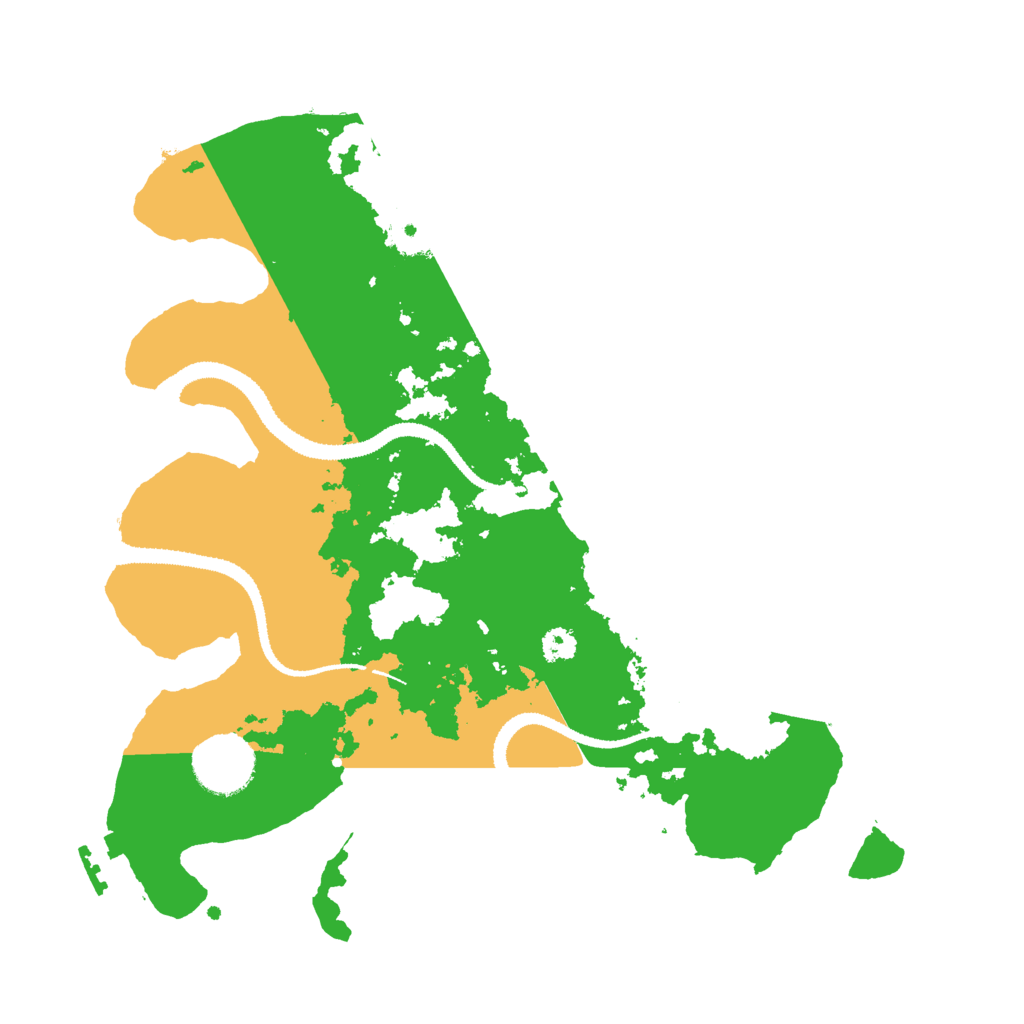 Biome Rust Map: Procedural Map, Size: 3000, Seed: 16345